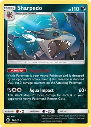 Sharpedo - 82/149 (Cosmos Holo) Promo Holofoil