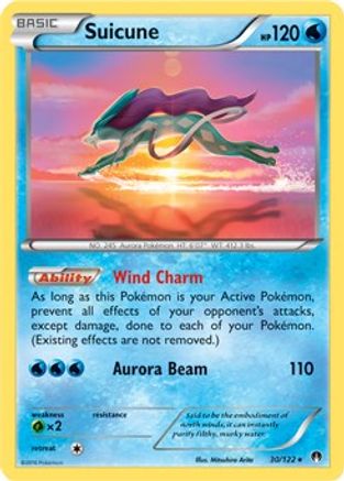 Suicune - 30/122 (Cosmos Holo) (30) Promo Holofoil