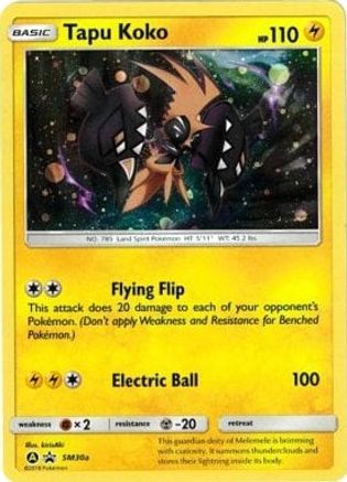 Tapu Koko - SM30a (SM30a)/248 Promo Holofoil