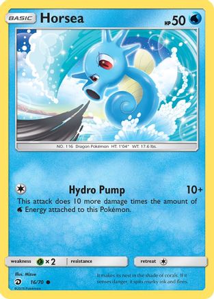 Horsea (16) (16)/70 Common