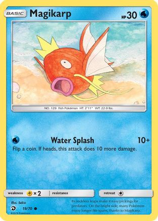 Magikarp (19)/70 Common Reverse Holofoil