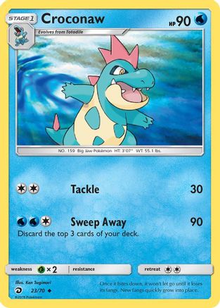 Croconaw (23)/70 Uncommon