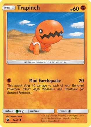 Trapinch (32)/70 Common Reverse Holofoil