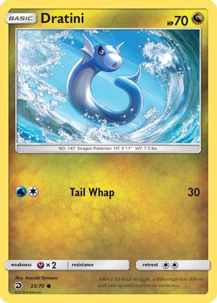 Dratini (35) (35)/70 Common Reverse Holofoil