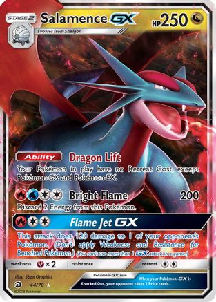 Salamence GX (44)/70 Ultra Rare Holofoil