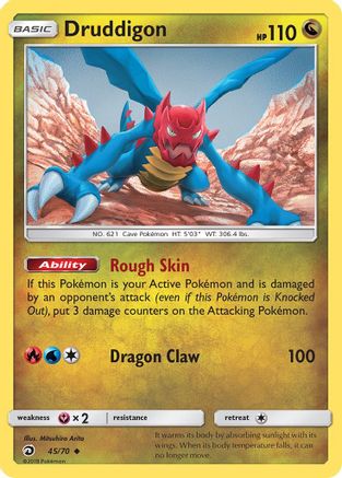 Druddigon (45)/70 Uncommon Reverse Holofoil