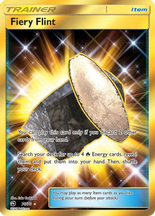 Fiery Flint (Secret) (76)/70 Secret Rare Holofoil
