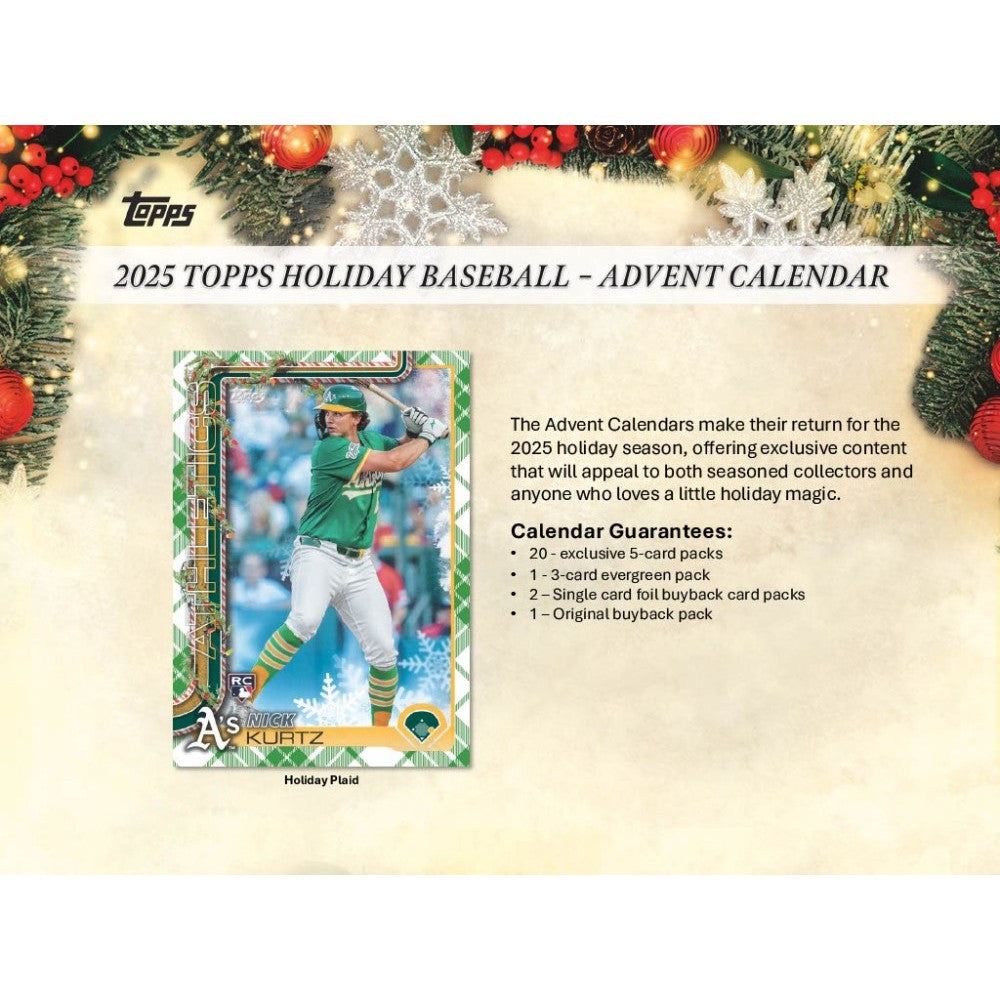 2025 Topps Holiday Baseball Tin Limit 2