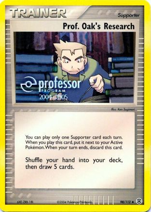 Prof. Oak's Research (2004-2005) Promo