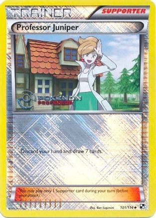 Professor Juniper - 101/114 (2013) (101) Promo Reverse Holofoil
