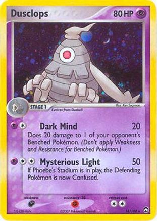 Dusclops - 14/108 (EX Power Keepers) (14) Holo Rare Holofoil
