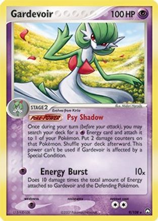 Gardevoir - 9/108 (EX Power Keepers) (9) Rare