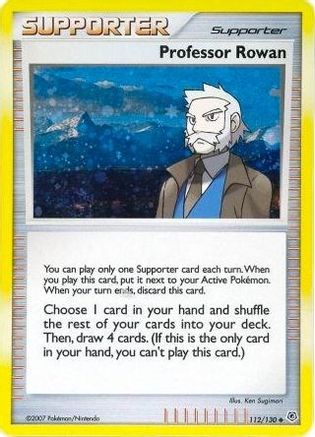 Professor Rowan - 112/130 (Cosmos Holo) (112) Promo Holofoil