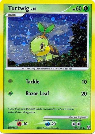 Turtwig - 103/130 (Cosmos Holofoil) (103) Promo Holofoil