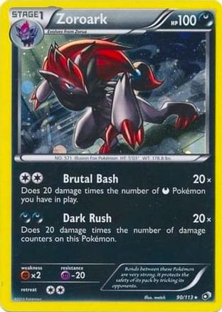 Zoroark - 90/113 (Cosmos Holo) (90) Promo Holofoil