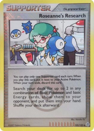 Roseanne's Research - 125/132 (League Promo) (125) Promo Reverse Holofoil