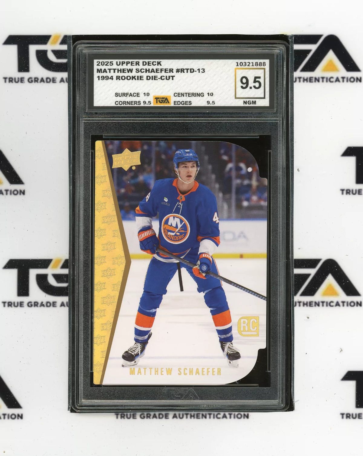 TGA 9.5 Matthew Schaefer #rtd-13 Rookie Die-Cut