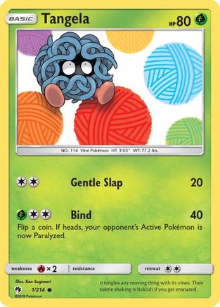 Tangela (1)/214 Common Reverse Holofoil