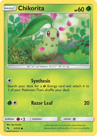 Chikorita (5) (5)/214 Common
