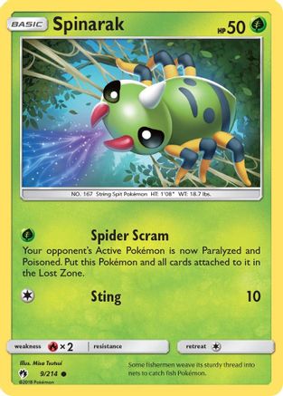 Spinarak (9)/214 Common