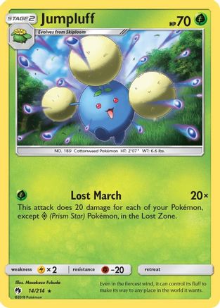Jumpluff (14)/214 Holo Rare Reverse Holofoil