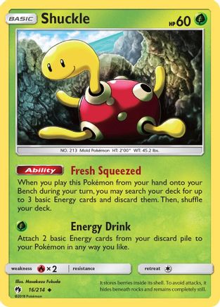 Shuckle (16)/214 Uncommon