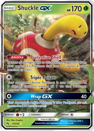 Shuckle GX (17)/214 Ultra Rare Holofoil