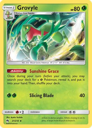 Grovyle (21)/214 Uncommon