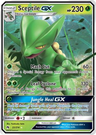 Sceptile GX (22)/214 Ultra Rare Holofoil
