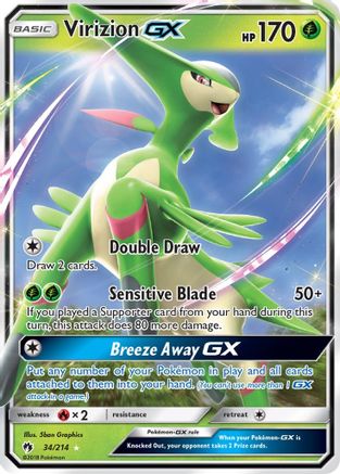 Virizion GX (34)/214 Ultra Rare Holofoil