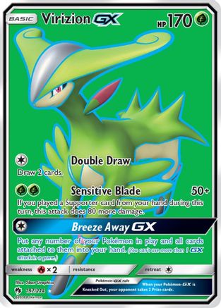 Virizion GX (Full Art) (197)/214 Ultra Rare Holofoil