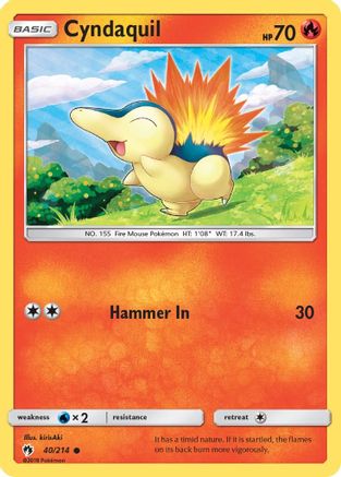 Cyndaquil (40) (40)/214 Common