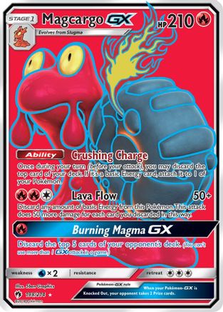 Magcargo GX (Full Art) (198)/214 Ultra Rare Holofoil