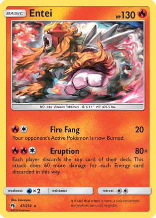 Entei (47)/214 Rare