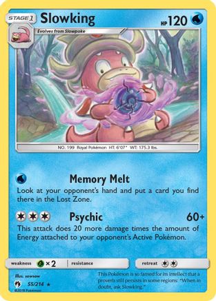 Slowking (55)/214 Rare Reverse Holofoil
