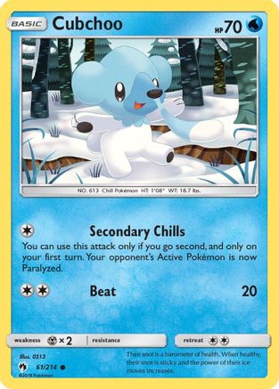 Cubchoo (61)/214 Common