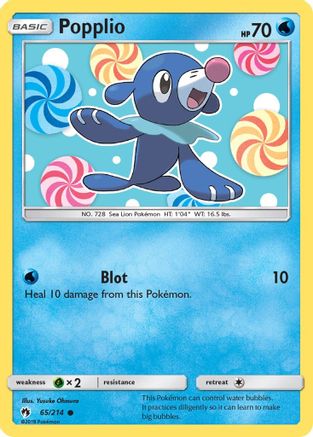 Popplio (65) (65)/214 Common