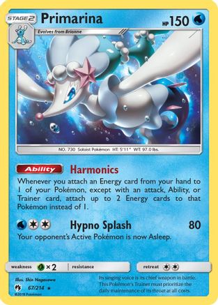 Primarina (67)/214 Rare