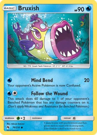 Bruxish (70)/214 Common Reverse Holofoil
