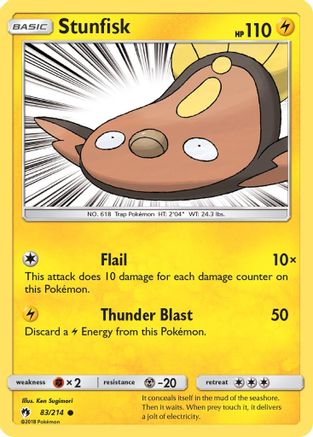 Stunfisk (83)/214 Common Reverse Holofoil