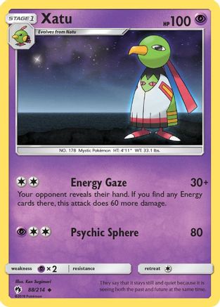 Xatu (88)/214 Uncommon Reverse Holofoil
