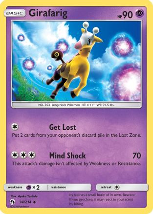 Girafarig (94)/214 Uncommon Reverse Holofoil