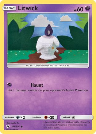 Litwick (101)/214 Common Reverse Holofoil