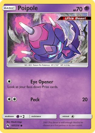 Poipole (107)/214 Common Reverse Holofoil