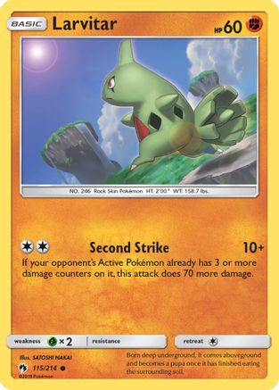 Larvitar (115) (115)/214 Common