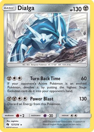 Dialga (127)/214 Holo Rare Holofoil