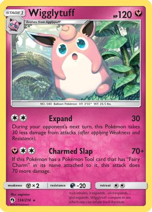 Wigglytuff (134)/214 Rare Reverse Holofoil