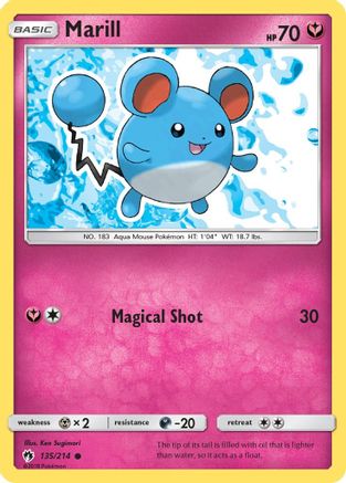 Marill (135)/214 Common Reverse Holofoil