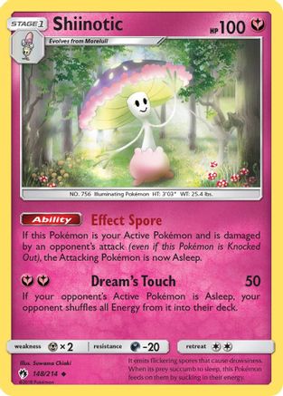 Shiinotic (148)/214 Uncommon Reverse Holofoil