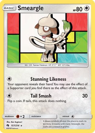 Smeargle (157)/214 Rare